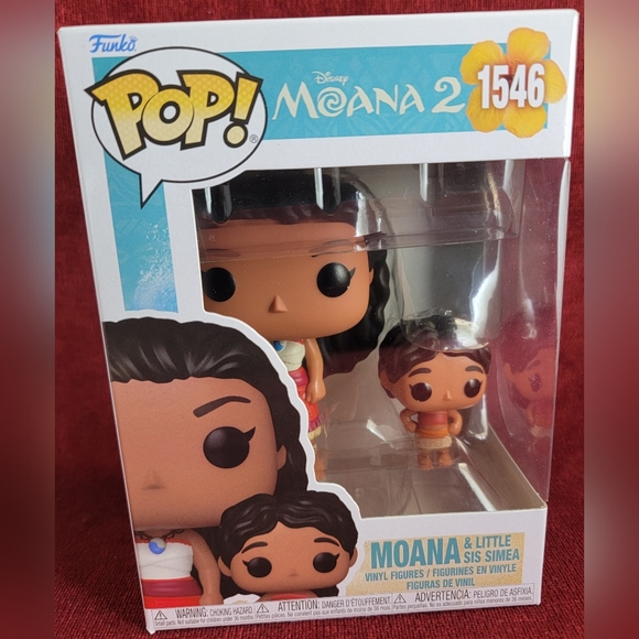 Moana & little sis simea funko # 1546 (nib) With pop protector - Picture 2 of 7